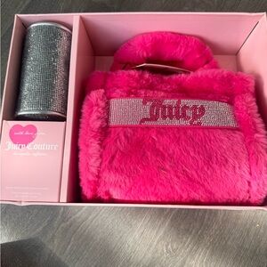 Juicy Coutore barrel coin purse and handbag satchel